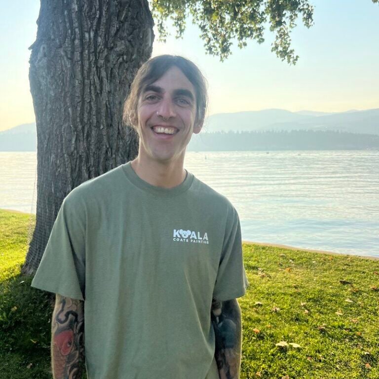 Luke Ridge, owner of Koala Coats Painting in Kelowna